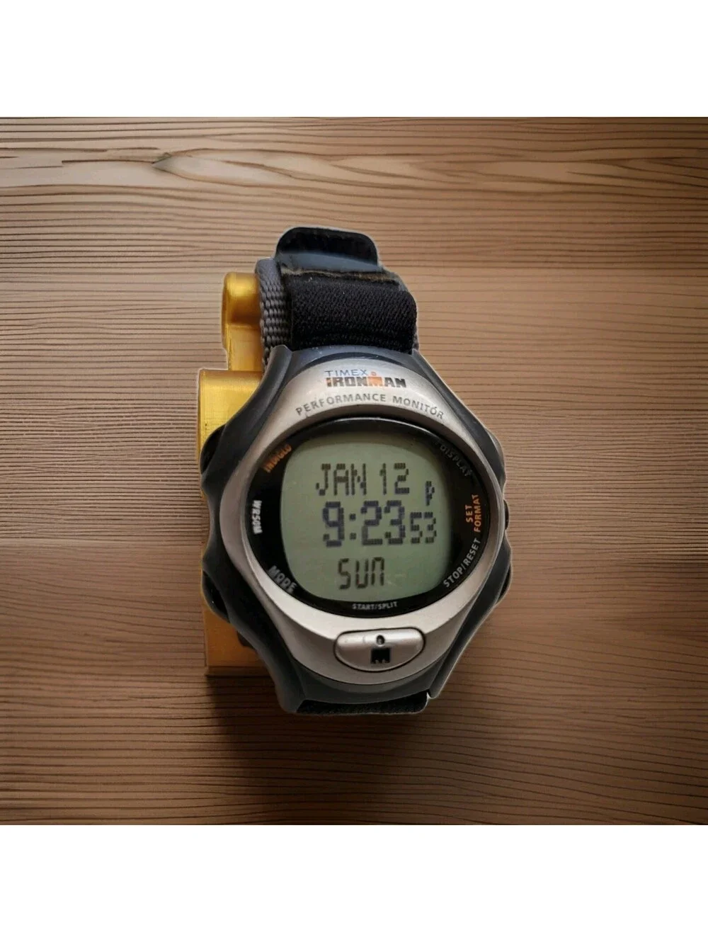 TIMEX Ironman Performance Watch Black Strap Indiglo Working Clean 45mm Adjustabl